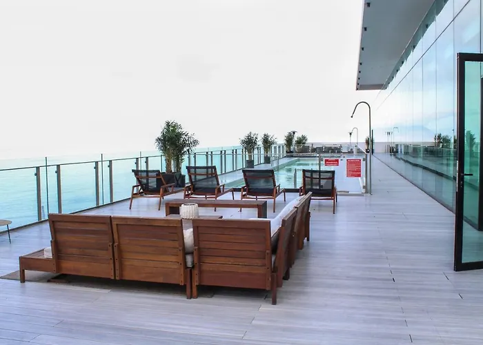 De Lujo 2D2B, Estacionamiento Terraza Vista Al Mar Servicio Hom